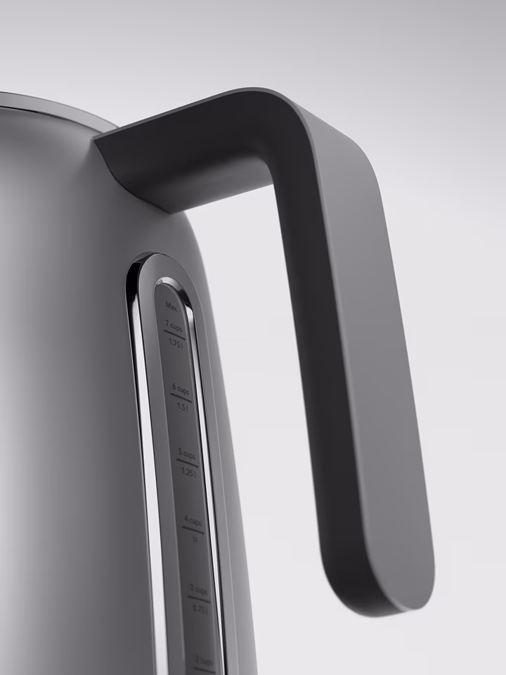 product design packaging design kettle handle matte surface detail