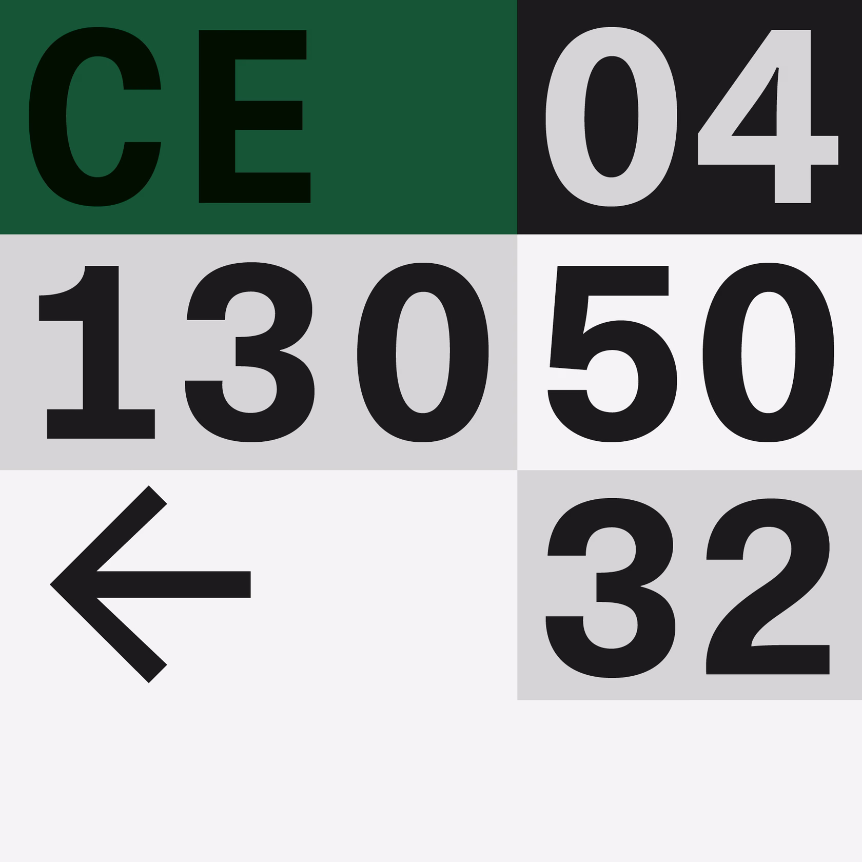 wayfinding signage applied on building facade with glass reflections