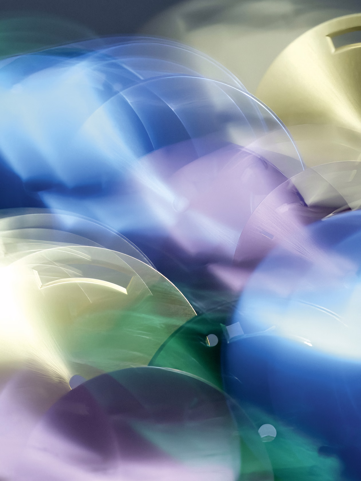 cgi material light translucent layered surface abstract rendering
